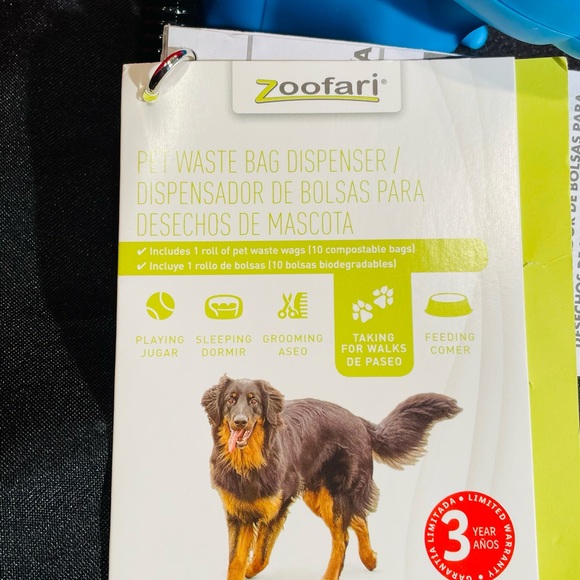 Zoofari Dog Zoofari Pet Waste Bag Dispenser Blue Poshmark